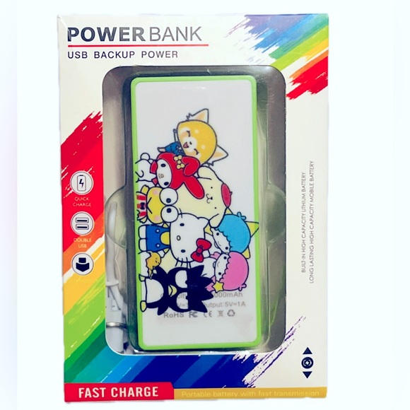 NIB Hello Kitty and Friends Portable Power Bank Fast Charge - Picture 1 of 4